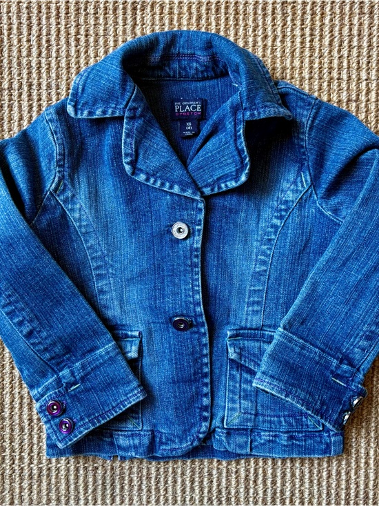 The Children's Place Other - Y2K Children's Place Denim Blazer-Style Jean Jacket - Size XS (4)